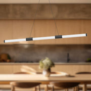 Akari 48" Linear Pendant in Black