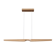 Dakota 47" Linear Pendant in Beech Wood