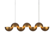 Void 41" Linear Pendant in Vintage Brass