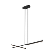 Shift 48" Linear Pendant in Black