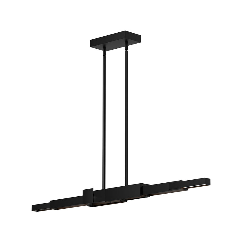 Enzo 48" Linear Pendant in Black