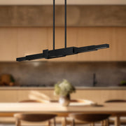Enzo 48" Linear Pendant in Black