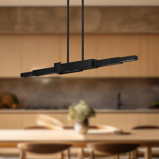 Enzo 48" Linear Pendant in Black