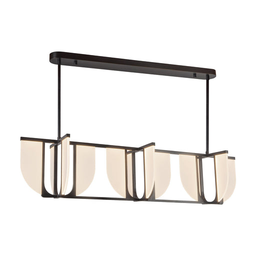 Anders 59" LED Linear Pendant in Urban Bronze