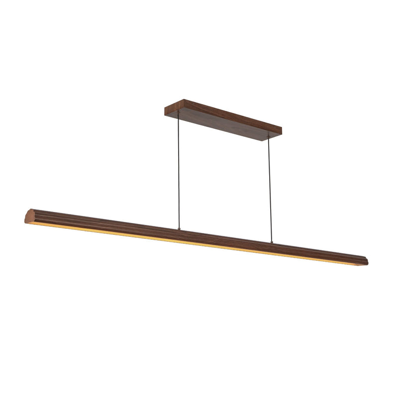 Dottie 60" Linear Pendant in Walnut