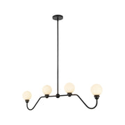 Beckett 48" 4-Light Linear Pendant in Matte Black