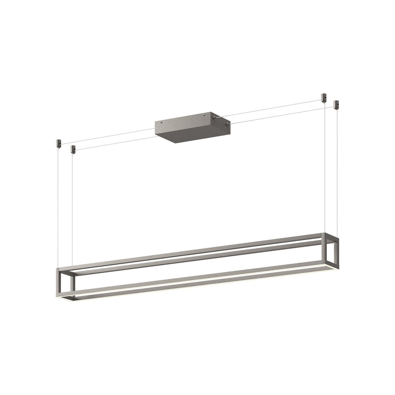 Plaza 48" Linear Pendant in Brushed Nickel