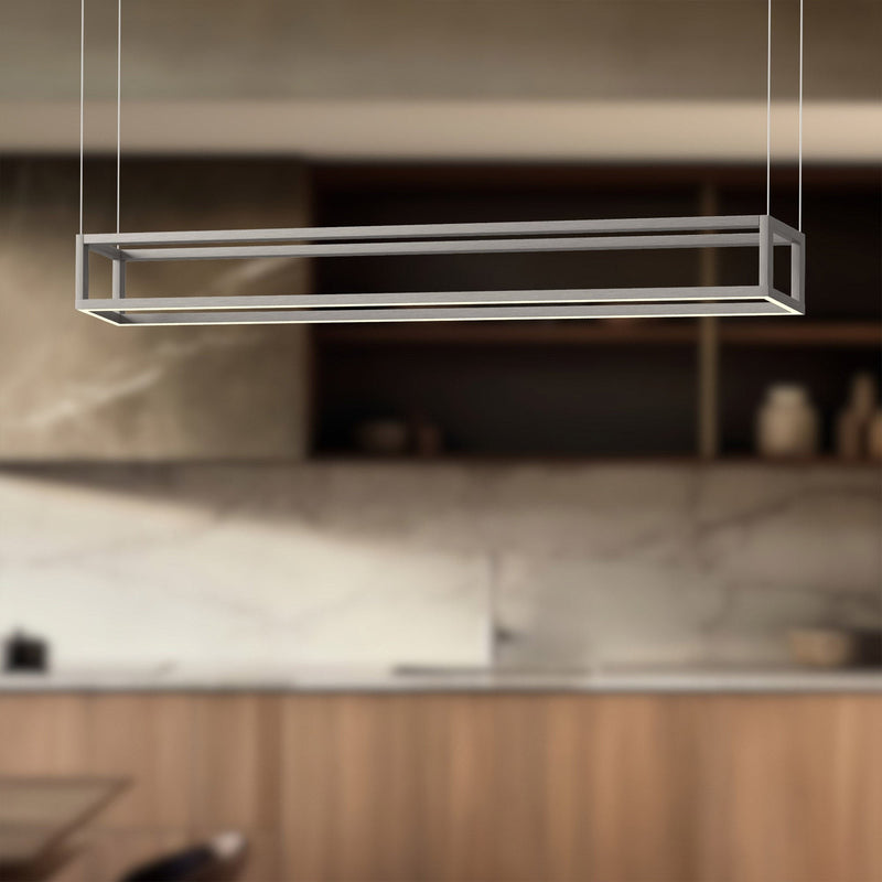 Plaza 48" Linear Pendant in Brushed Nickel