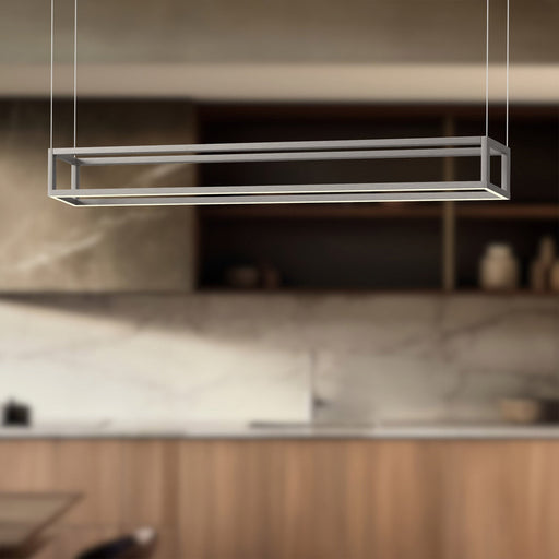 Plaza 48" Linear Pendant in Brushed Nickel