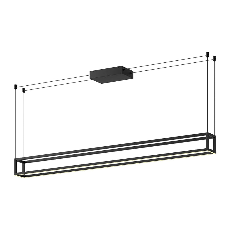 Plaza 60" Linear Pendant in Black