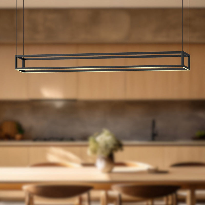 Plaza 60" Linear Pendant in Black