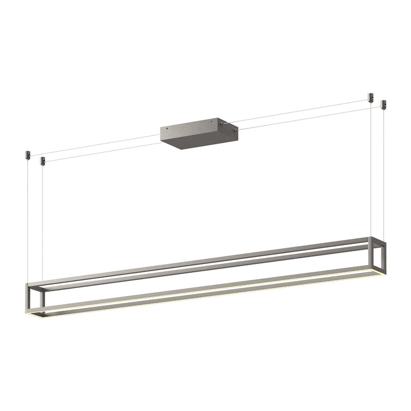 Plaza 60" Linear Pendant in Brushed Nickel