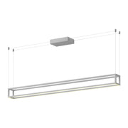 Plaza 60" Linear Pendant in White