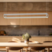 Plaza 60" Linear Pendant in White