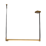 Laurence 41" Linear Pendant in Vintage Brass