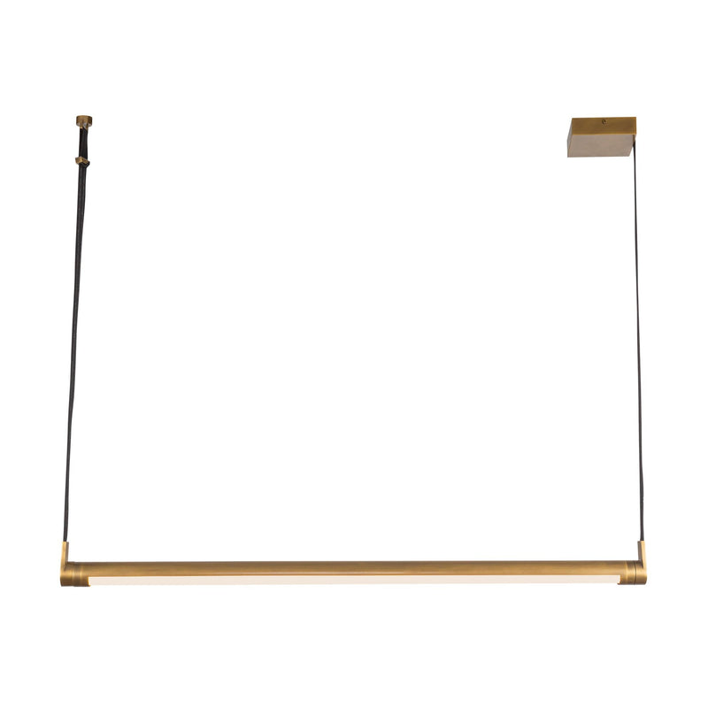 Laurence 41" Linear Pendant in Vintage Brass