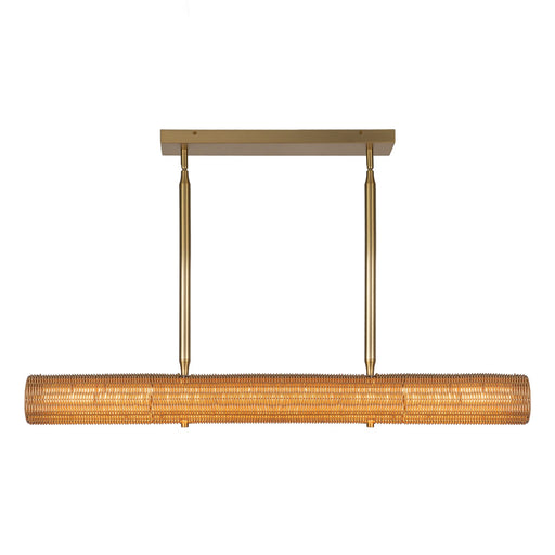 Maris 42" LED Linear Pendant in Brushed Gold