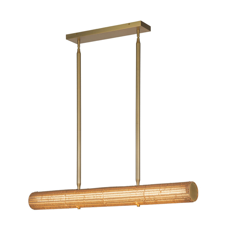 Maris 42" LED Linear Pendant in Brushed Gold