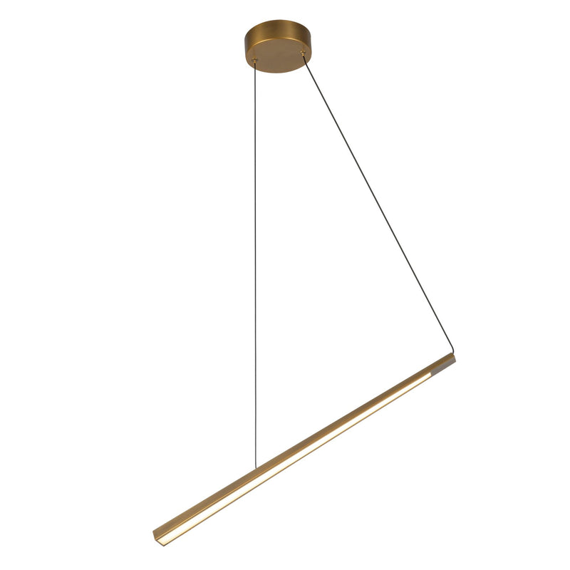 Lex 24" Linear Pendant in Vintage Brass