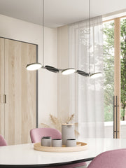 Novel 37" Linear Pendant in Black