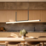 Vesper 48" Linear Pendant in Black