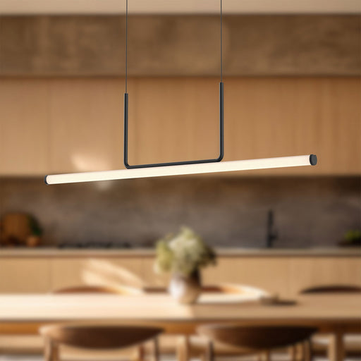 Vesper 48" Linear Pendant in Black
