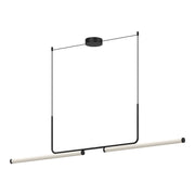 Vesper 73" Linear Pendant in Black