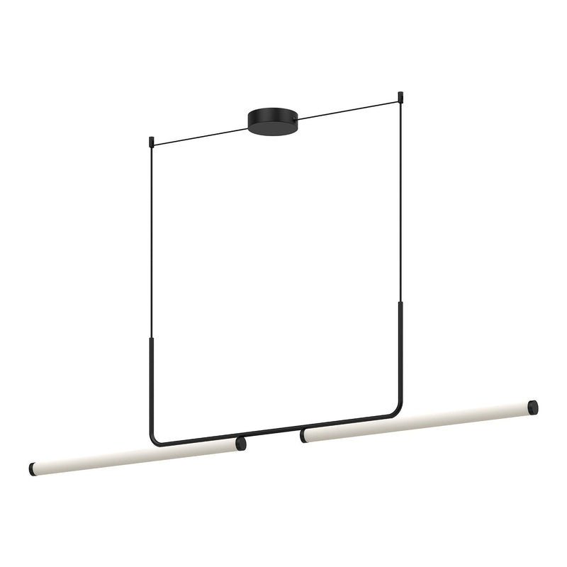 Vesper 73" Linear Pendant in Black