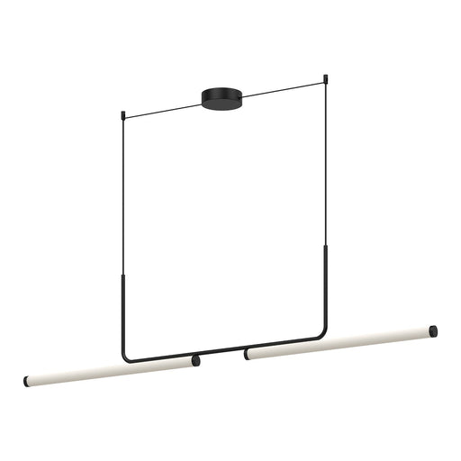 Vesper 73" Linear Pendant in Black
