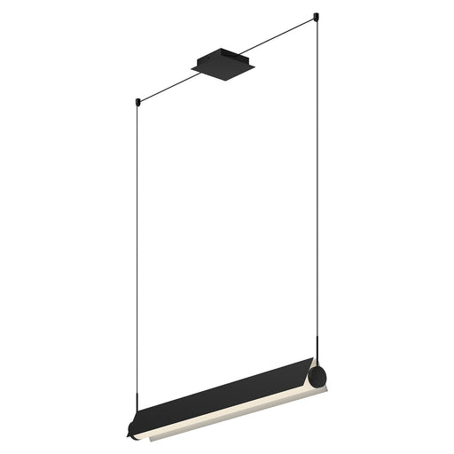 Phoenix 36" Linear Pendant in Black/White