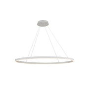 Ovale 40" Linear Pendant in White