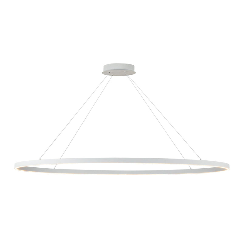 Ovale 53" Linear Pendant in White