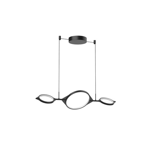 Serif 34" Linear Pendant in Black