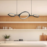 Serif 34" Linear Pendant in Black