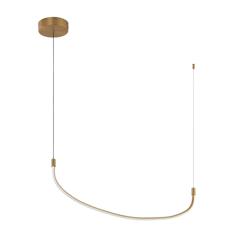 Talis 36" Linear Pendant in Black