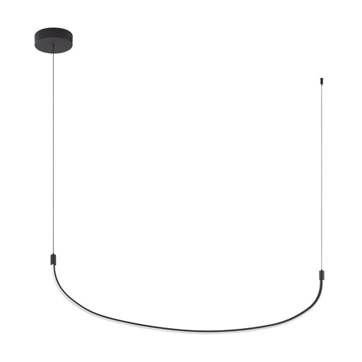 Talis 48" Linear Pendant in Black