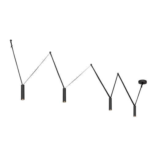 Mason 72" 4-Head Linear Pendant in Urban Bronze
