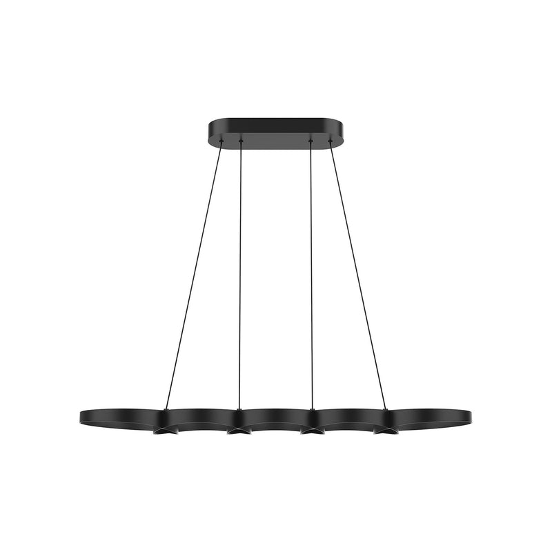 Maestro 38" Linear Pendant in Black