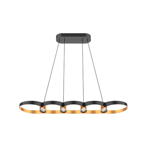Maestro 38" Linear Pendant in Black
