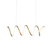 Synergy 42" Linear Pendant in Antique Brass