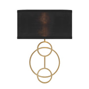Laurel 2 Light 10" Sconce in Vibrant Gold