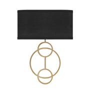 Laurel 2 Light 10" Sconce in Vibrant Gold