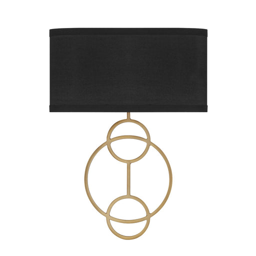Laurel 2 Light 10" Sconce in Vibrant Gold