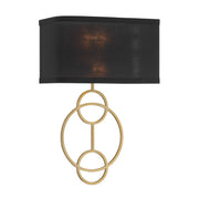 Laurel 2 Light 10" Sconce in Vibrant Gold