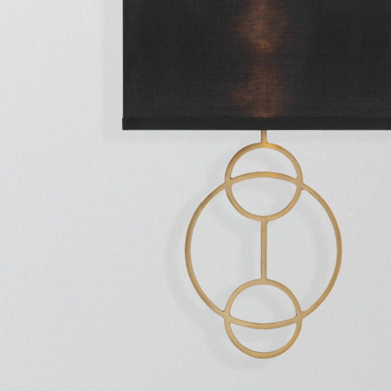 Laurel 2 Light 10" Sconce in Vibrant Gold in a room setting