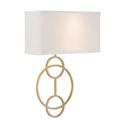 Laurel 2 Light 10" Sconce in Vibrant Gold