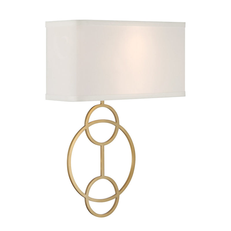 Laurel 2 Light 10" Sconce in Vibrant Gold