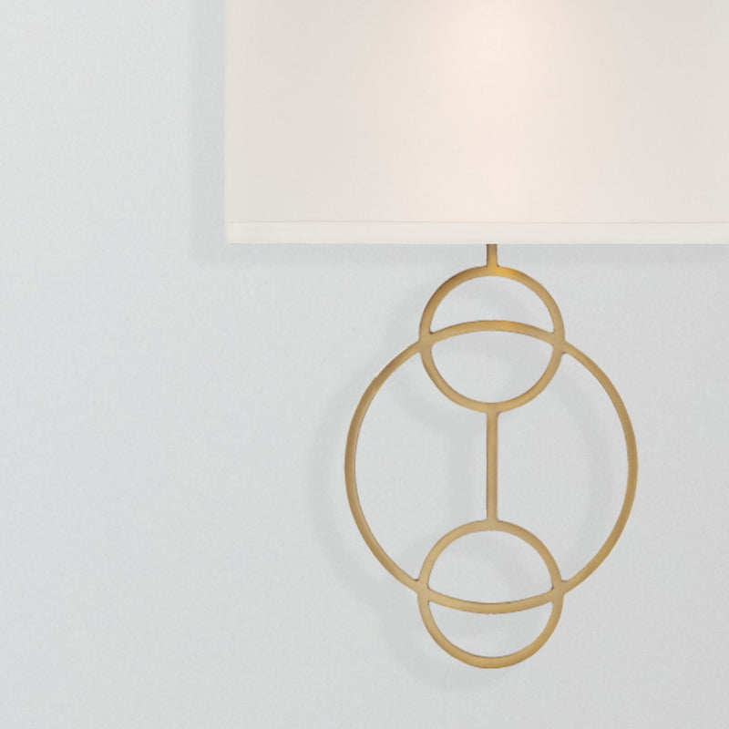 Laurel 2 Light 10" Sconce in Vibrant Gold in a room setting