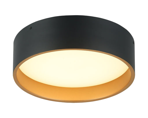 Novalee 12" LED Flush Mount in Matte Black