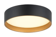 Novalee 15" LED Flush Mount in Matte Black